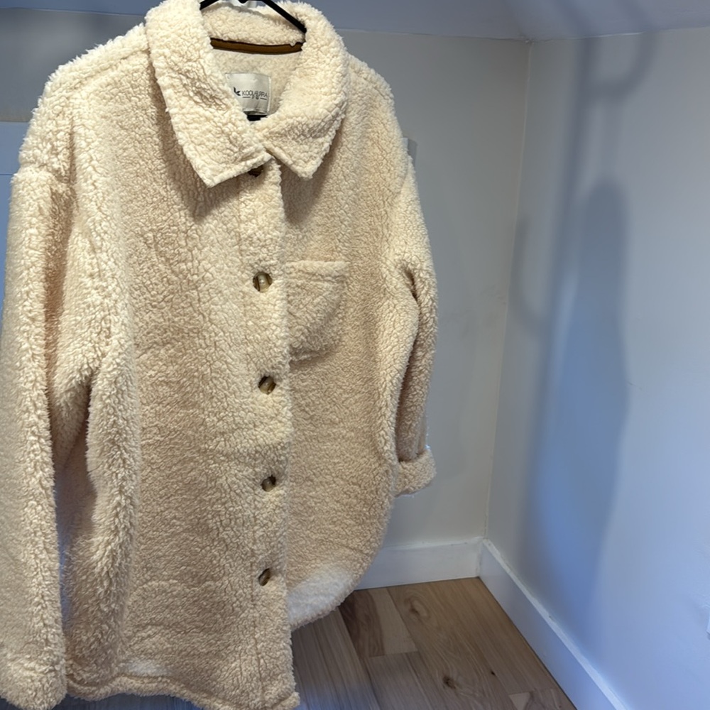 Koolaburra By Ugg Sherpa Shacket, Size M - image 2